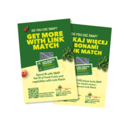 SNAP / Link Match: "Get More with Link Match" Flyers